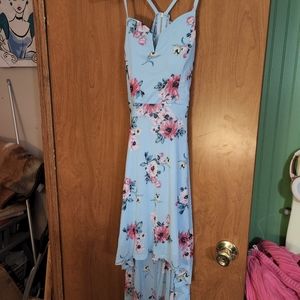 Blue flower dress